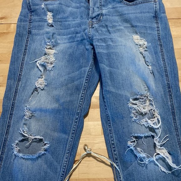 268-You Are Powerful ❤️ Hollister Vintage Boyfriend Jeans - Picture 2 of 7